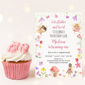 フェアリーガーデンフラッター&トゥウィル誕生日 招待状