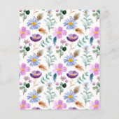 フェアリーガーデンフローラガールバジェットバースデーパーティー (裏面)