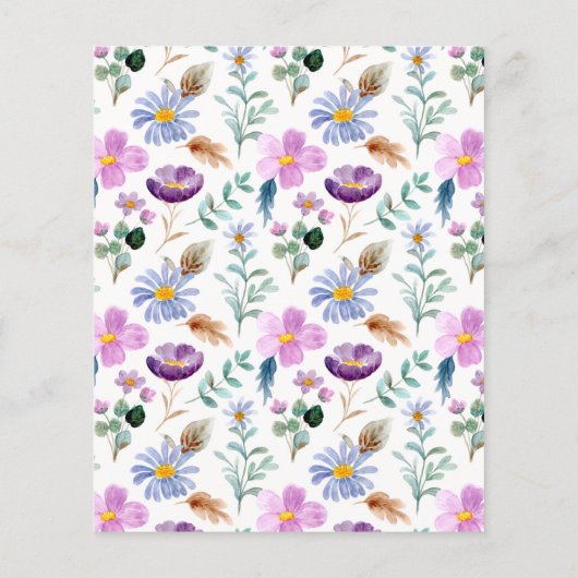 フェアリーガーデンフローラガールバジェットバースデーパーティー (裏面)