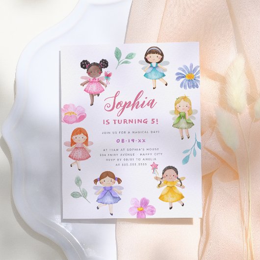 フェアリーガーデンフローラガールバジェットバースデーパーティー