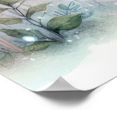 フェアリーガーデンベビーシャワーへようこそ ポスター (角)