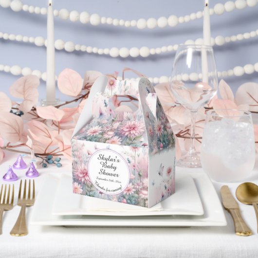 フェアリーガーデンベビーシャワー フェイバーボックス (ウェディング)