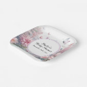 フェアリーガーデンベビーシャワー ペーパープレート (傾斜あり)