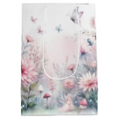 フェアリーガーデンベビーシャワー ミディアムペーパーバッグ (裏面)