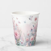 フェアリーガーデンベビーシャワー 紙コップ (正面)