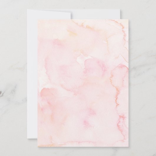 フェアリーガーデンボホワイルドフラワーファースト誕生日 招待状 (裏面)