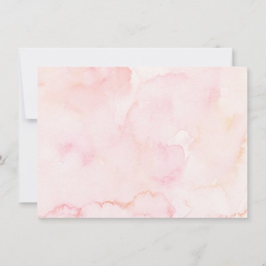 フェアリーガーデンボホーワイルドフラワー誕生日 サンキューカード (裏面)