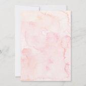 フェアリーガーデンボホーワイルドフラワー誕生日 招待状 (裏面)