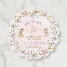 フェアリーガーデン誕生日サンキュースキャロップ