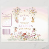 フェアリーガーデン誕生日チップバッグラッパー チラシ (正面)