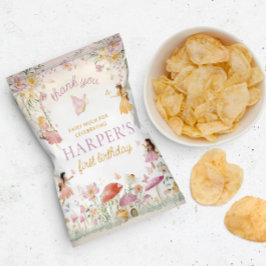 フェアリーガーデン誕生日チップバッグラッパー チラシ