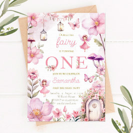 フェアリーガーデン誕生日招待状エンチャントフォレスト 招待状