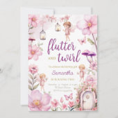 フェアリーガーデン誕生日招待状エンチャントフォレスト 招待状 (正面)