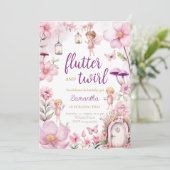 フェアリーガーデン誕生日招待状エンチャントフォレスト 招待状 (スタンド正面)