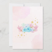 フェアリーガーデン誕生日招待状 招待状 (裏面)