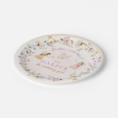 フェアリーガーデン誕生日紙プレート ペーパープレート (アングル)