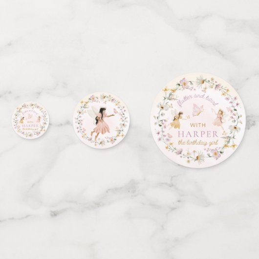 フェアリーガーデン誕生日 コンフェッティ (裏面)