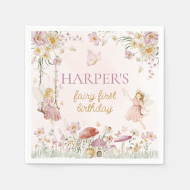 フェアリーガーデン誕生日 スタンダードカクテルナプキン
