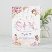 フェアリーガーデン誕生日 招待状 (スタンド正面)