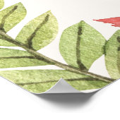 フェアリーガーデン魅惑された森の歓迎サイン ポスター (角)