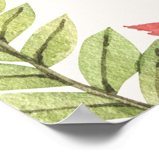 フェアリーガーデン魅惑された森の歓迎サイン ポスター (角)