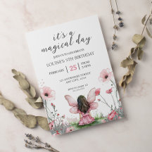 フェアリーガールガーデンピンク誕生日