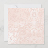 フェアリーガールストロベリーベリーハッピーバースデー サンキューカード (裏面)