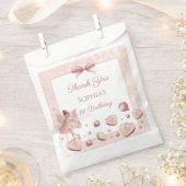 フェアリーガールストロベリーベリーハッピーバースデー フェイバーバッグ (クリップ留めされた状態)