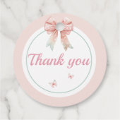 フェアリーガールズマッシュルームハウスリボンツインズ誕生日 フェイバータグ (裏面)