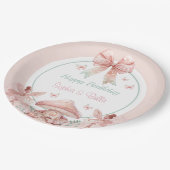 フェアリーガールズマッシュルームハウスリボンツインズ誕生日 ペーパープレート (アングル)