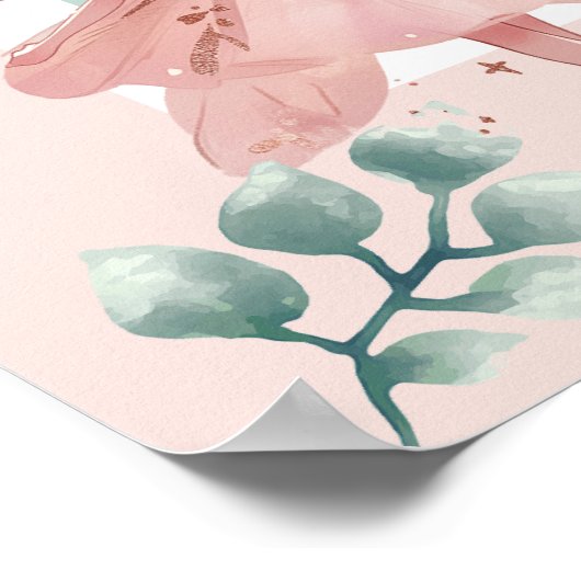 フェアリーガールズマッシュルームハウスリボンツインズ誕生日 ポスター (角)