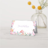 フェアリーガールバースデーパーティー座席表 プレイスカード (正面)