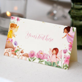 フェアリーガールバースデーパーティー座席表 プレイスカード