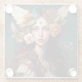 フェアリーガールファンタジーアートガラスコースター ガラスコースター (裏面)