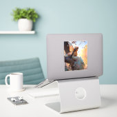 フェアリーガールファンタジーアート シール (デスク上のノートパソコン)