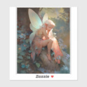 フェアリーガールファンタジーアート シール (シート)