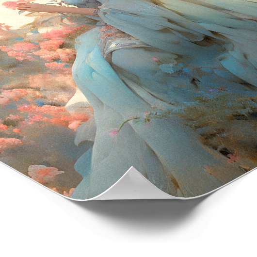 フェアリーガールファンタジーアート ポスター (角)