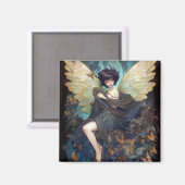 フェアリーガールファンタジーアート マグネット (正面/裏面)
