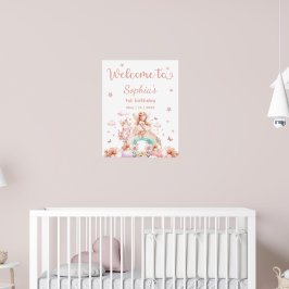 フェアリーガールレインボーマジカルティーポット誕生日 ポスター