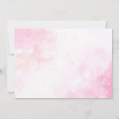 フェアリーガール誕生日写真サンキューカード サンキューカード (裏面)