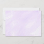 フェアリーガール誕生日写真サンキューカード サンキューカード (裏面)