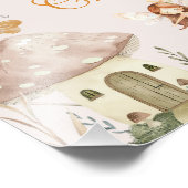 フェアリーキノココテージボホ誕生日サンキュー フォトプリント            (角)