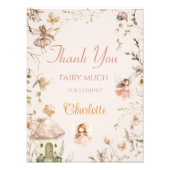 フェアリーキノココテージボホ誕生日サンキュー フォトプリント            (正面)