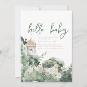 フェアリーキャッスルファンタジーベビーシャワー招待状 招待状 (正面)