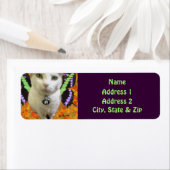 フェアリーキャット差出人住所ラベル ラベル (インサイチュ)