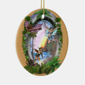 フェアリーキングダムプレート セラミックオーナメント (右)