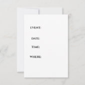 フェアリークリッター™ フェアリーラム 招待状 (裏面)