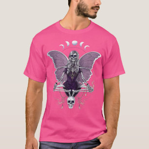 フェアリーグランジコアティティックゴシックSkeleton B Tシャツ