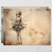 フェアリーグランジスクラップブック紙 (正面/裏面)