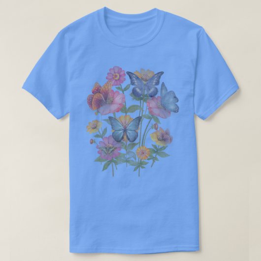 フェアリーグランジバタフライフェアリーコアエステティックゴシックCo Tシャツ (デザイン正面)